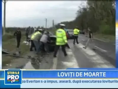 Accident violent! Un batran a murit si sapte persoane au fost ranite