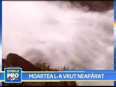 Tragedie de Paste: un tanar s-a inecat intr-o cascada din judetul Cluj