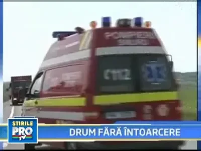 Un mort si doi raniti la Brasov, dupa o intoarcere pe linia continua