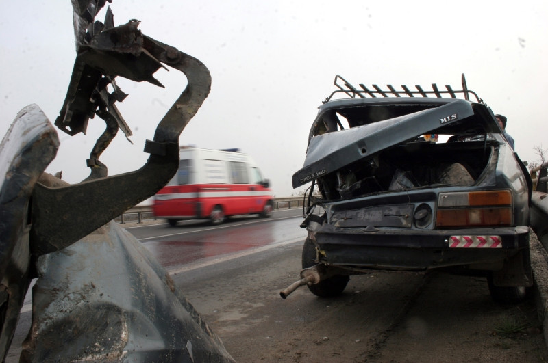Carambol periculos pe o sosea din judetul Arad!