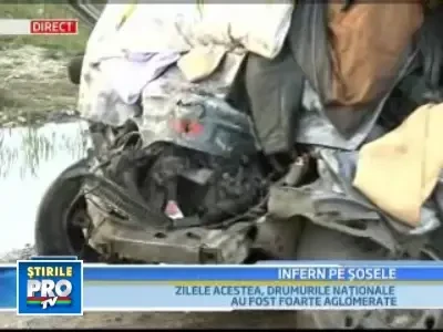 Aglomeratia de pe drumurile catre Bucuresti se muta miercuri in Capitala