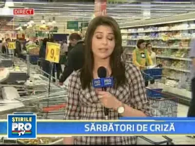 Nici macar Pastele nu a salvat comertul alimentar din ghearele crizei!