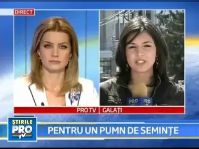 Batut cu parul pentru ca manca seminte in fata blocului si facea galagie