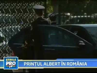 Printul Albert al II-lea de Monaco, primit de Traian Basescu la Cotroceni