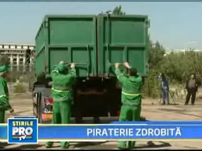 Piraterie zdrobita! 120.000 de CD-uri, distruse in Bucuresti
