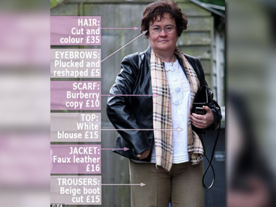Susan Boyle a "spart" 100 de lire sterline pe un nou look!