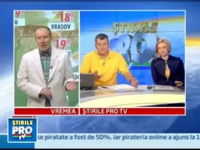 Prognoza meteo pentru urmatoarele trei zile