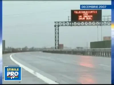 Pericol pe Autostrada Soarelui! Nu mai functioneaza aproape nimic