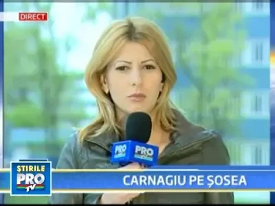 Carnagiu pe sosea, in apropiere de Cernavoda