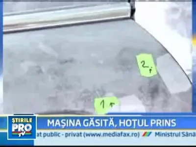 Hotul care i-a furat masina lui Andrei Hrebenciuc a fost prins