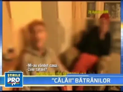 Batrani batuti si sechestrati de 5 indivizi, pentru a le da locuintele!