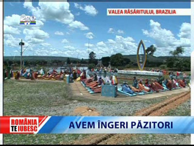 Romania, te iubesc: "Ingerii pazitori" din Brazilia se roaga pentru Romania