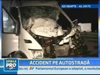 Accident grav pe A1! Cinci persoane au ajuns la spital