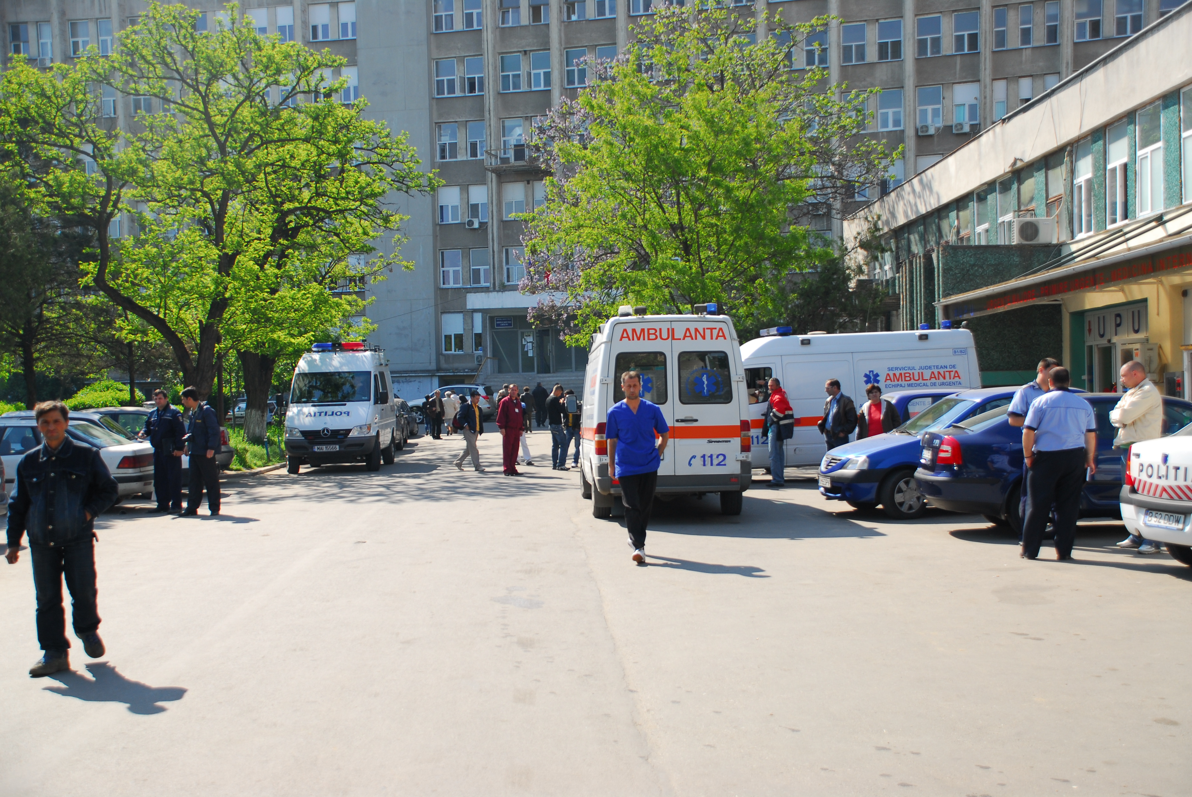 Accident la Spitalul Judetean din Craiova!