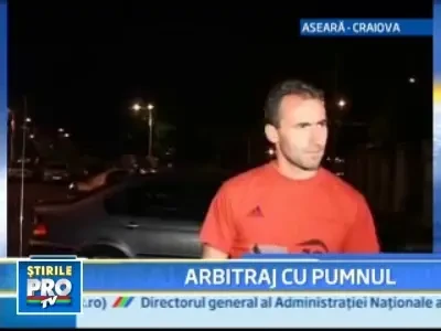 Politist faultat in trafic de un arbitru! S-a ales cu nasul spart!