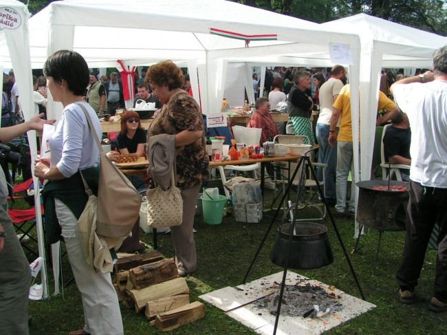 Campionatul de gatit in aer liber, bucuria batranilor neajutorati