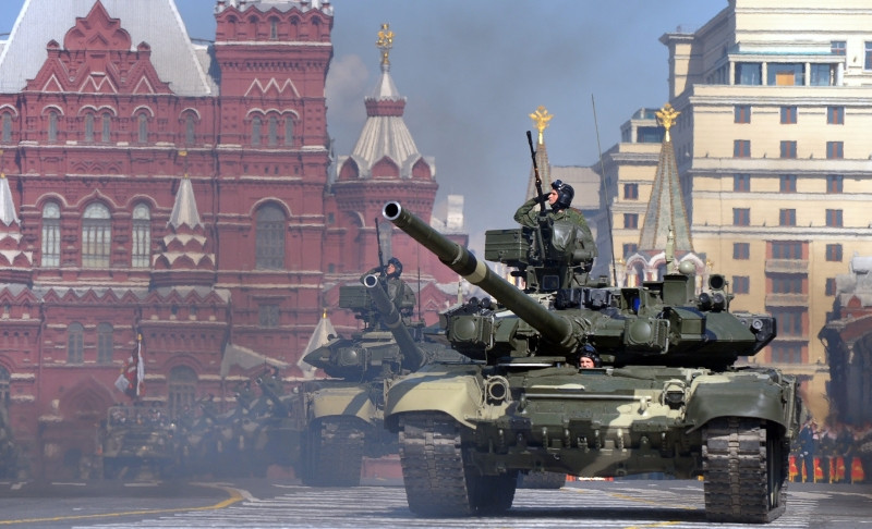 Parada demna de anii de glorie ai Uniunii Sovietice, la Moscova