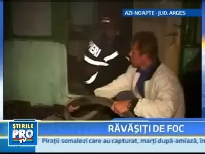 Si-au pierdut casa in flacari, din cauza unei sobe vechi