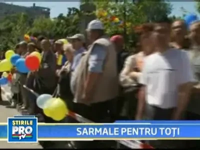 Ziua Europei: 31.000 de sarmale gratis, numai in sectorul 2 din Bucuresti