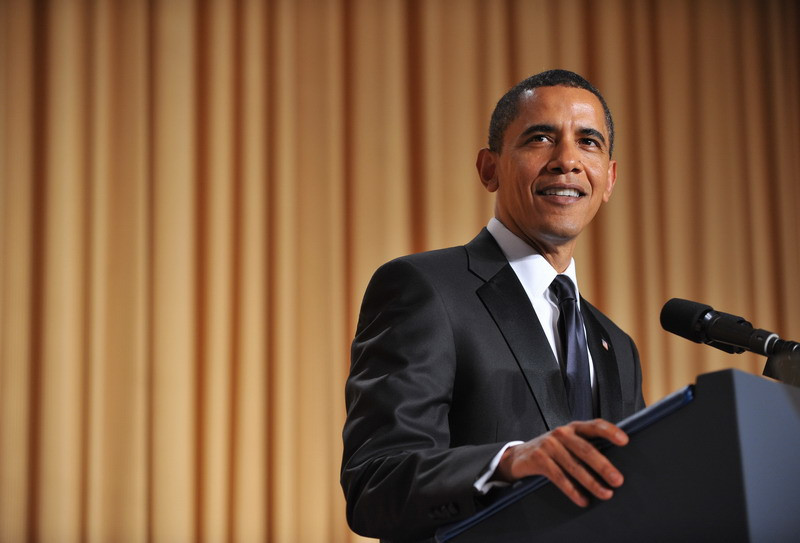Barack Obama a facut stand-up comedy la dineul corespondentilor!
