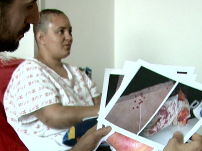 Au fost prinsi talharii care au batut cu ranga o gravida in sase luni!