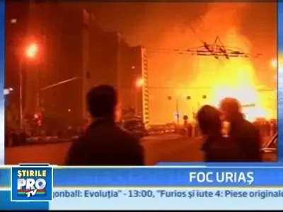 Moscova: flacari de 100 de metri inaltime! A explodat o conducta de gaz