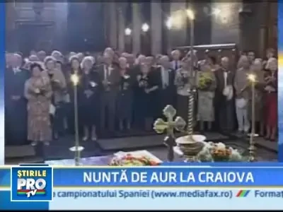70 de cupluri craiovene au spus din nou "Da!" dupa 50 de ani de casnicie!