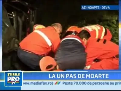 Au plonjat cu masina intr-o rapa din cauza vitezei excesive!