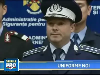 Politistii isi schimba uniforma! Se vor face astfel economii la buget
