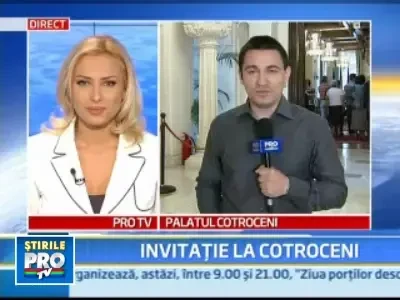 Usile Palatului Cotroceni sunt deschise astazi pentru toata lumea!