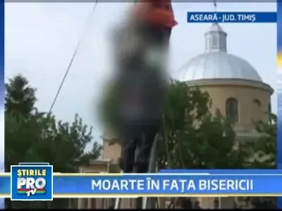 S-a spanzurat in fata bisericii, dupa o cearta cu sotia!