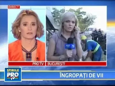 Bucuresti: patru muncitori prinsi sub un mal de pamant!