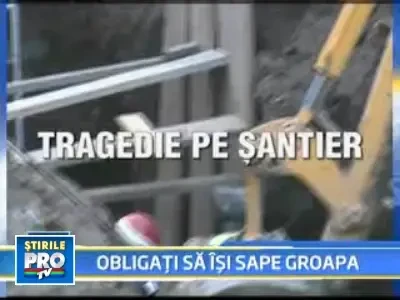 Santierul Pasajului Baneasa: trei muncitori prinsi sub pamant!