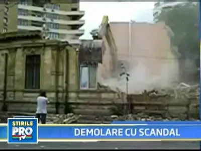 Demolare cu scandal in una din zonele istorice ale Bucurestiului!
