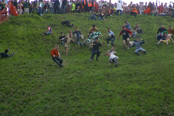 Campion absolut la alergarea dupa roata de cascaval!