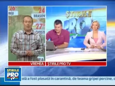 Vezi aici prognoza meteo pe trei zile!