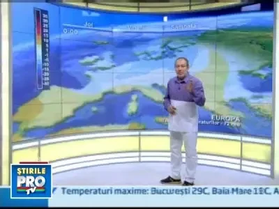 Vreme calda in sud! In nord se pornesc ploile!