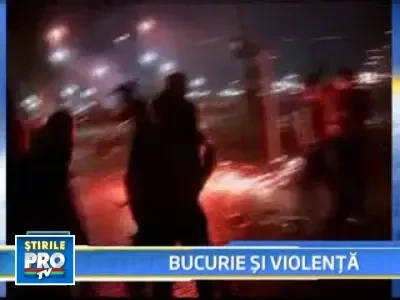 Violente la Barcelona, dupa triumful in Champions League