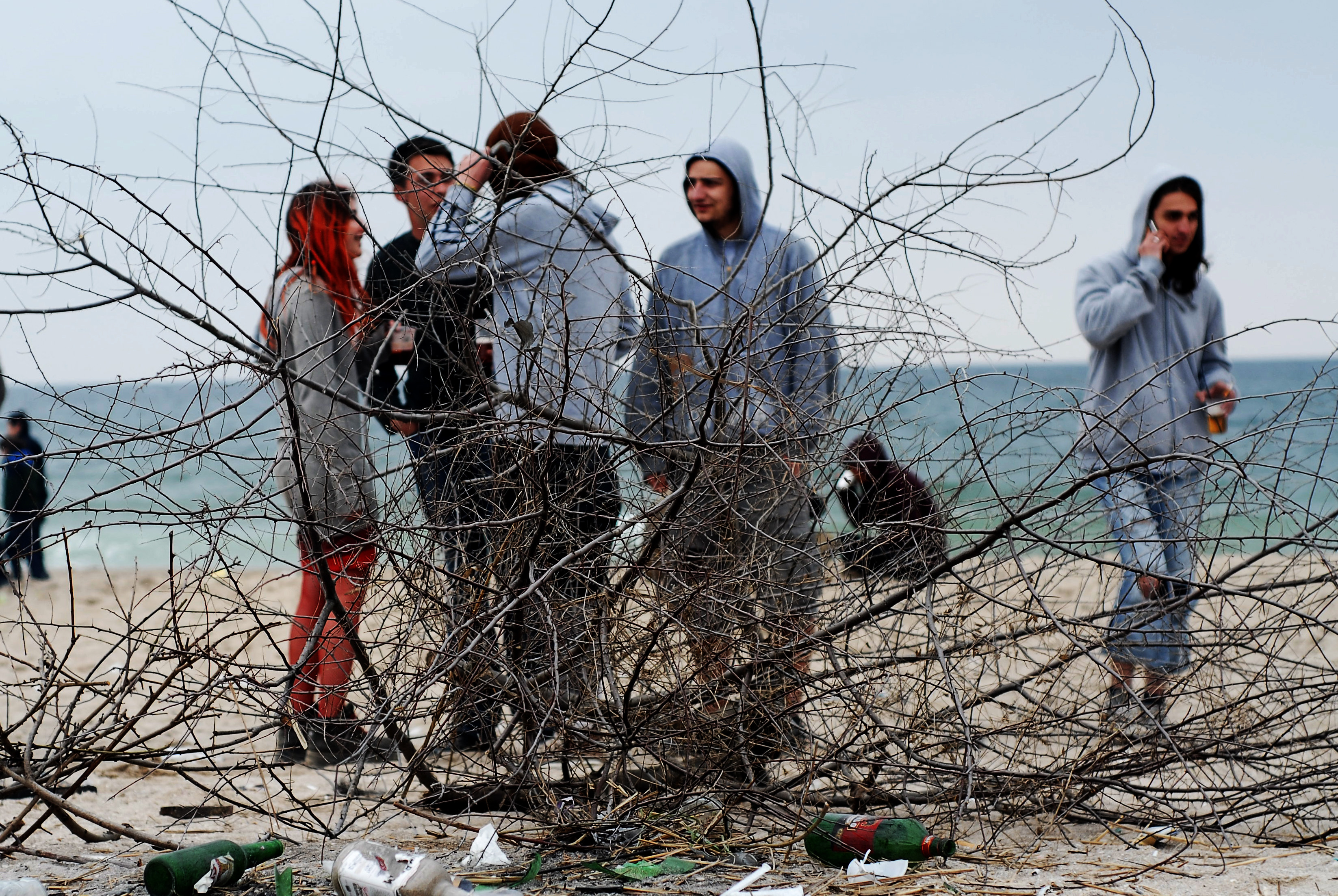 Dezamagire pe litoral: vremea n-a tinut cu turistii