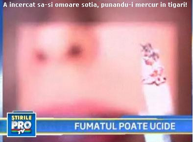 Barbatul care i-a pus sotiei mercur in tigari, arestat pentru 15 zile