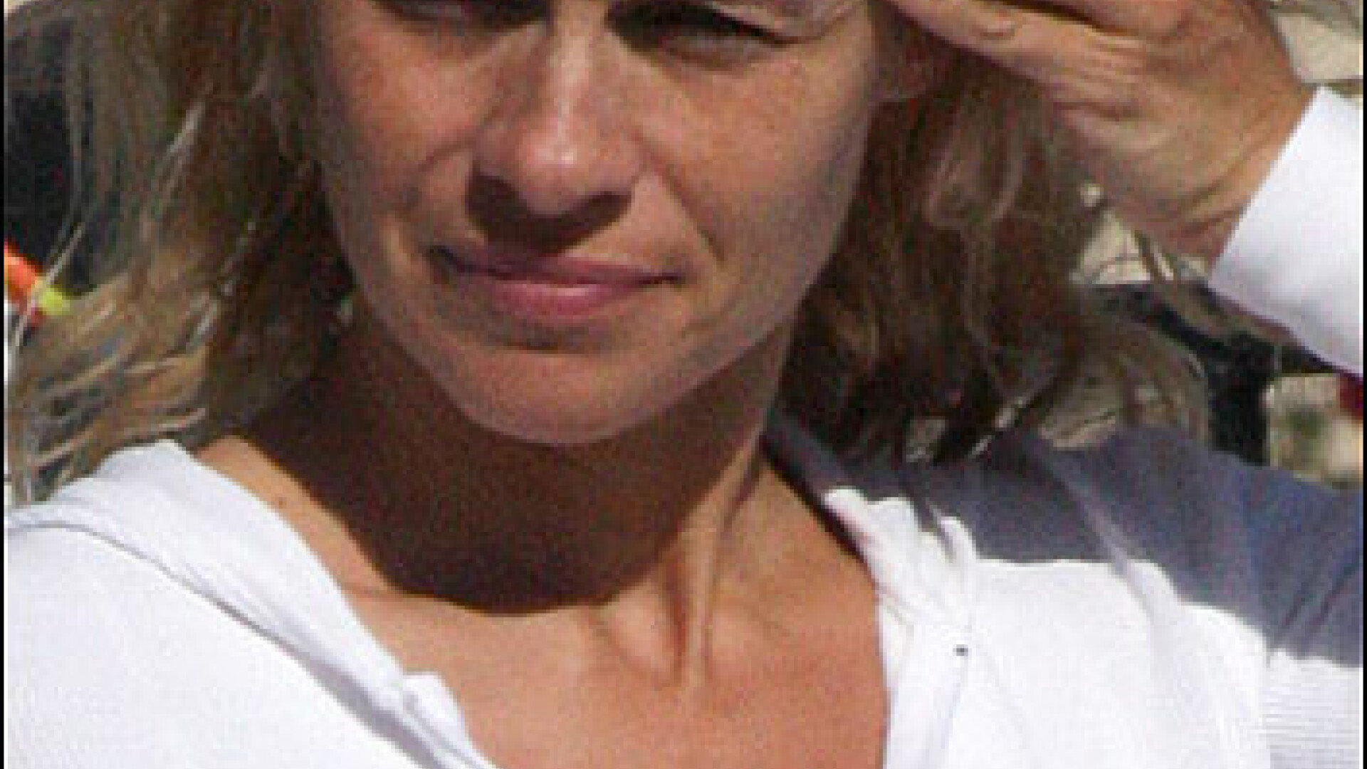 Pamela Anderson e fericita, desi locuieste intr-o rulota