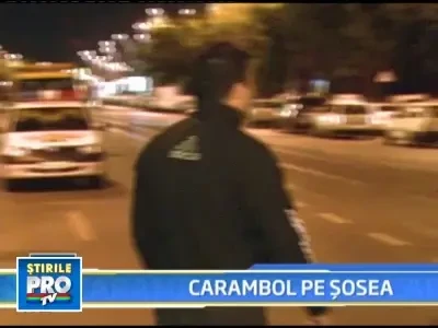 Cinci dintr-o lovitura! Accident teribil in Bucuresti!