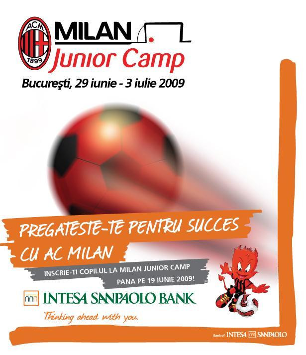 Esti baiat si ai intre 7-14 ani? Inscrie-te la Milan Junior Camp