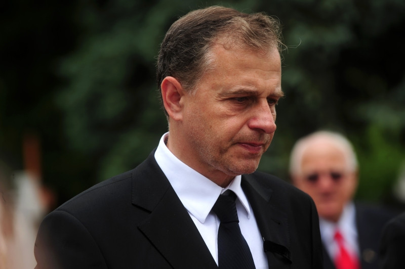 Presedintele PSD, Mircea Geoana, si-a condus tatal pe ultimul drum