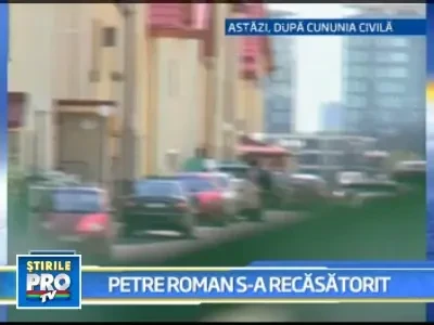 Petre Roman si Silvia Chifiriuc sunt de astazi sot si sotie!