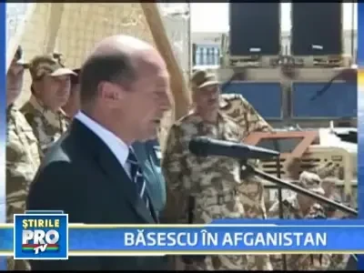 Traian Basescu le-a promis soldatilor din Afghanistan ca-si vor primi banii