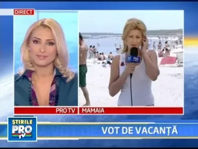 Turistii de pe litoral nu prea sunt interesati de alegeri