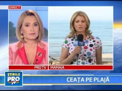 Plaja scaldata in ceata! S-a intamplat astazi la Mamaia!