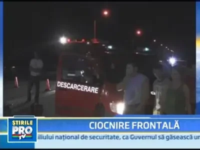 Ciocnire violenta intre doua autoturisme in judetul Mehedinti!