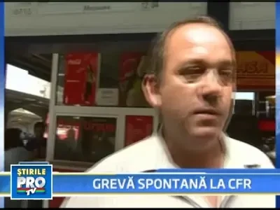 Greva spontana la CFR! Circulatia a fost reluata